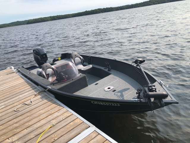 The Legend XTE fishing boat at the dock